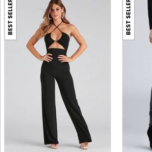 COPY - Windsor NWT Sleek and Sultry Halter Jumpsuit
